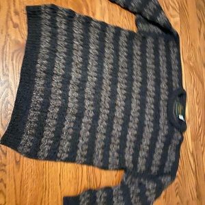 100% Wool Irish Fisherman Hand-Loomed Sweater